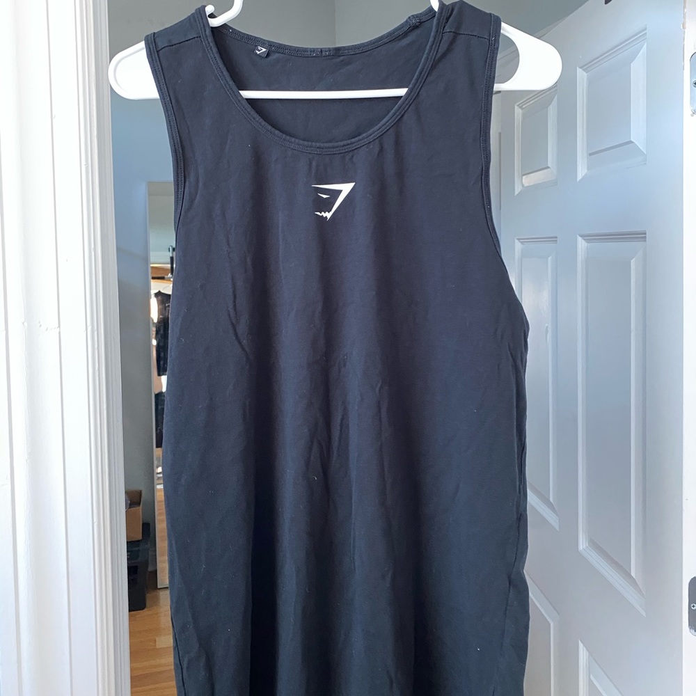 Gymshark ion black Tanktop size Large